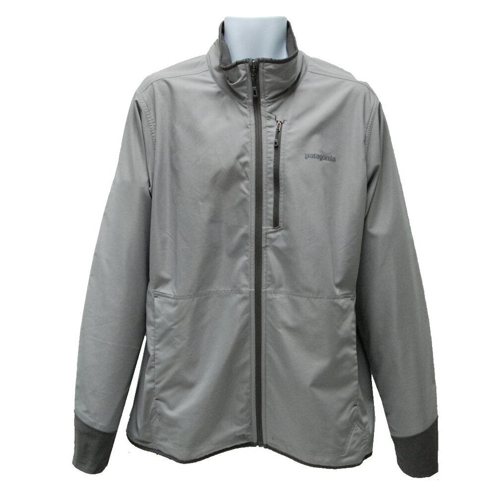 Patagonia Men’s Levitation Soft Shell Mid Weight Jacket, Gray / Dark Gray, XL